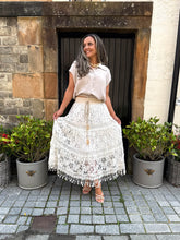 The Tanya - Boho Lace Maxi Skirt